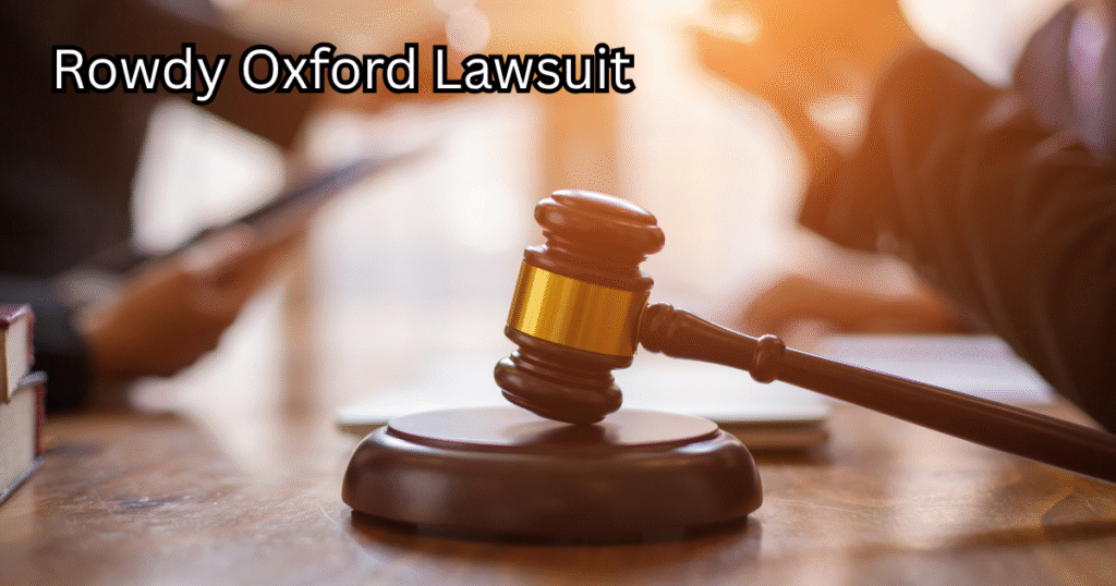Rowdy Oxford Lawsuit